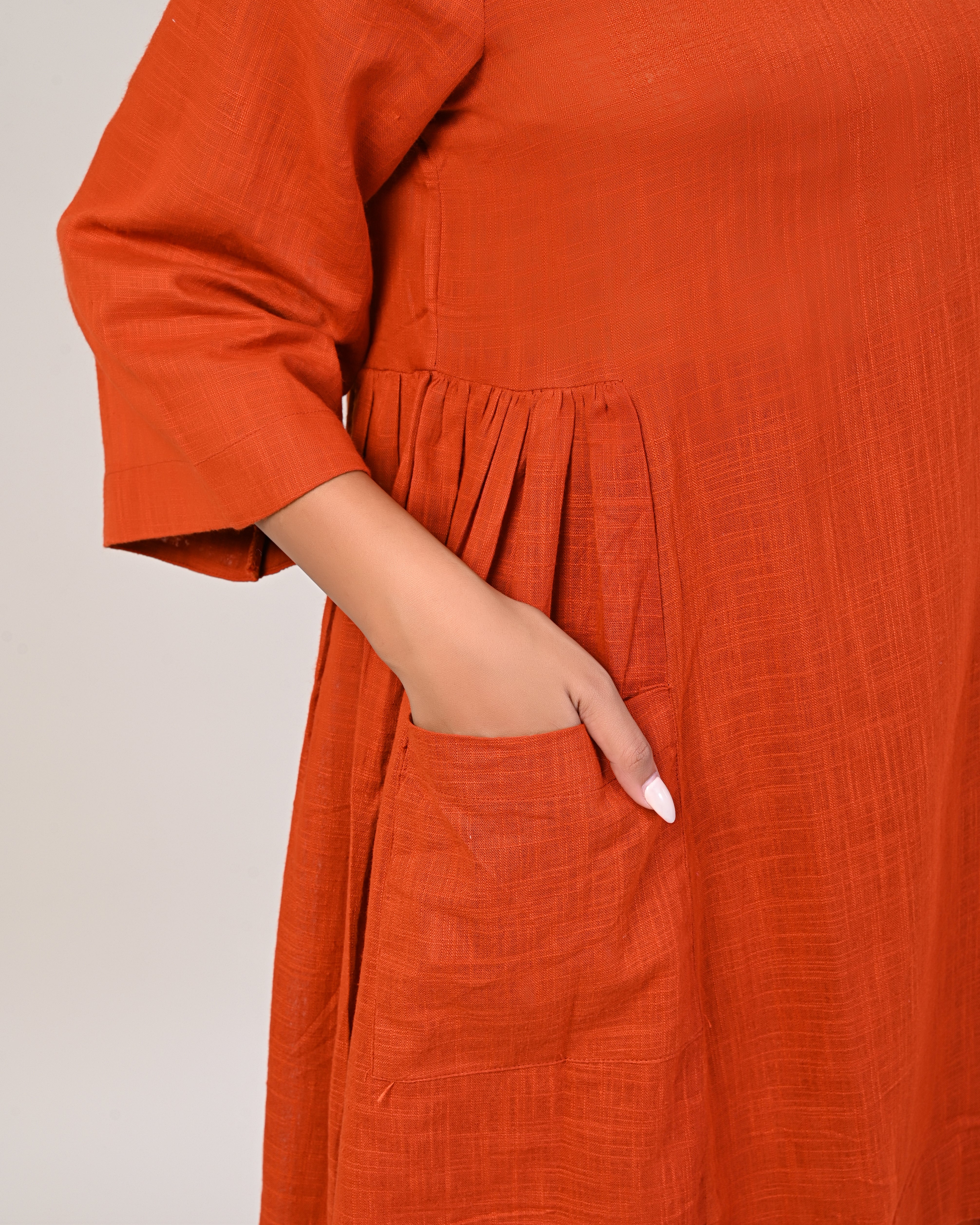 Women’s Solid Rust Co-ord Set